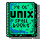 A green book titled 'Ye ol Unix spell booke'